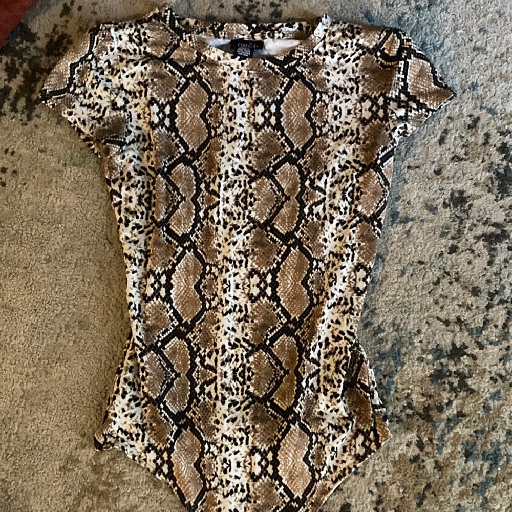 Snake skin body suit